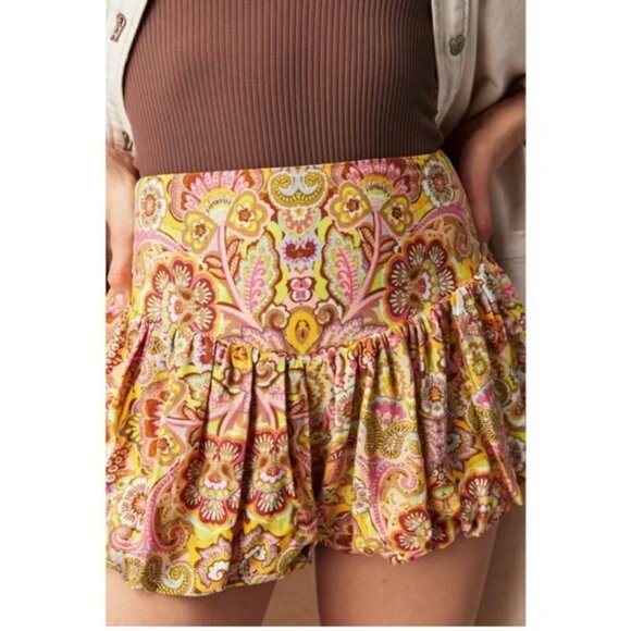 🖤Free People La Rochelle Paisley Shorts NWT Sizes XS Small & Large - Picture 5 of 10
